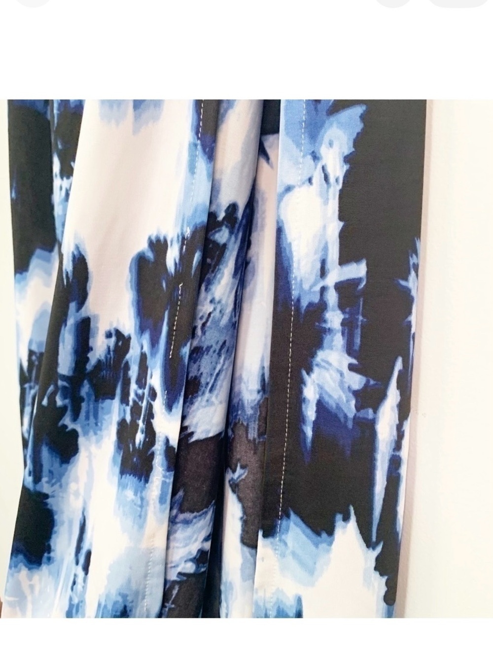Le Chateau Abstract Tie Dye Strapless Ruched Maxi Dress Coverup XS - Picture 8 of 9